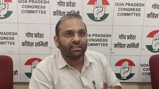 Goan Reporter :: Congress Leader Sunil Kawthankar comments on various issues