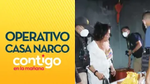 PERRO RESCATADO Y MUJER BAJÓ SILLÓN: Así fue el allanamiento a casa narco - Contigo en la Mañana