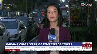 PARANÁ UNDER SEVERE STORM ALERT