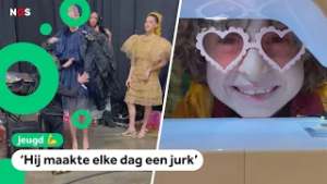 Max is jongste mode-ontwerper ooit bij beroemde modeshow