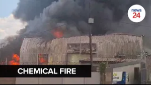 WATCH | Chemical factory fire in Germiston prompts 500m evacuation after explosions