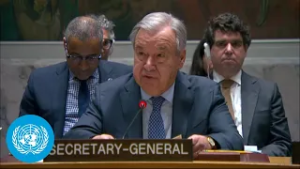 Middle East: Grave threat to international peace & security - UN Chief | United Nations