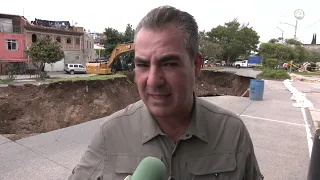 Sinkhole repair in Malecón, Tonalá, will take 4 weeks