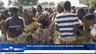 PRESIDENT ARRIVES FOR MASUBIA FESTIVAL - nbc
