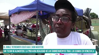 La precaria realidad de los sobrevivientes tras los sismos en Venezuela #canal7salta