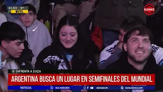 Experiencing the Argentina vs. Switzerland buildup at the Paraná Fan Zone