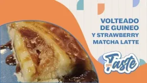 COPY TASTE | VOLTEADO DE GUINEO Y STRAWBERRY MATCHA LATTE