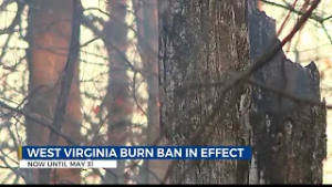 West Virginia burn ban in effect until end of May