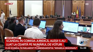 Scandal în Comisia Juridică. Aleșii s-au luat la ceartă pe numărul de voturi