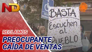 FOURTH PROTEST by Villa Allende merchants against metered parking