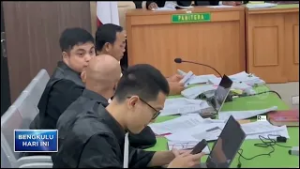 SIDANG LANJUTAN KORUPSI PERTAMBANGAN PT  RSM