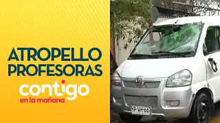 PERDIÓ EL CONTROL: Dos profesoras fueron atropelladas por un furgón - Contigo en la Mañana