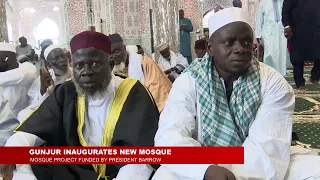 PRESIDENT BARROW INAUGURATES NEW MOSQUE IN GUNJUR