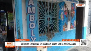 Trujillo: detonan explosivo en bodega y dejan carta amenazante