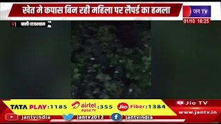 Bali (Raj.) : खेत में कपास बिन रही महिला पर तेंदुए का हमला, घटना की सूचना वन विभाग को दी गई