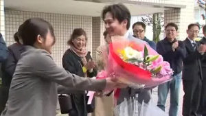 津山市長選で現職破り初当選…光井聡新市長（４０）が初登庁　3月議会で副市長など人事案提案へ【岡山】 (26/02/25 11:30)