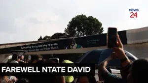 WATCH | ‘We are here because of love’: Crowd salutes fallen MultiChoice guard killed while cycling
