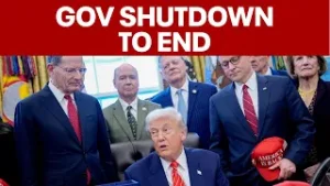 FULL: President Donald Trump signs bill to end partial shutdown