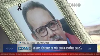 Especial honras fúnebres de Paúl Suárez García