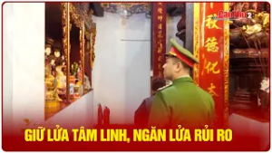 Giữ lửa tâm linh, ngăn lửa rủi ro | CT-TDT
