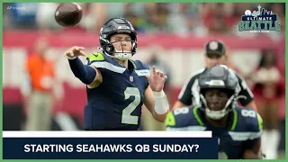Who will start as QB for the Seahawks Sunday? | Ultimate Seattle Sports Show