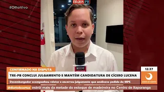 After TRE decision to uphold Cícero's candidacy, defense team says "justice has been served"