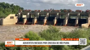 Piura: advierten riesgos por crecida de río Piura