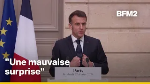 Mercosur: Emmanuel Macron dénonce une "mauvaise suprise"