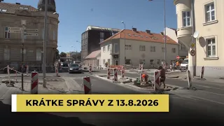 Krátke správy z 13.8.2026