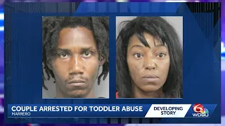 Couple arrested for alleged toddler abuse