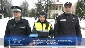 URMĂRILE CODURILOR DE VREME SEVERĂ, ÎN JUDEȚUL DÂMBOVIȚA
