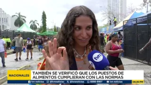 Extranjeros de Europa y América disfrutaron del Festival Carnavalístico