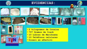 Nicaragua: 71 sujetos capturados por delito de robo y venta de droga