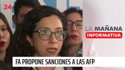 Fondo E collapse: Frente Amplio proposes two measures to sanction AFPs
