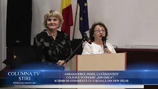 THE AMBASSADOR OF INDIA IN TÂRGOVIȘTE