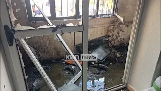 Momente paniku në Bulqizë/ Zjarr në një apartament, ndërhyjnë zjarrfikësit dhe shpëtojnë qytetarin