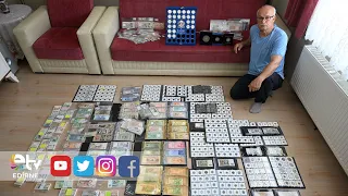 HE COLLECTED CURRENCY FROM 163 COUNTRIES
