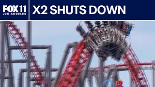 Six Flags Magic Mountain permanently closes X2 roller coaster