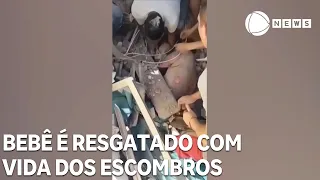 6-Month-Old Baby Rescued Alive From Rubble in Colombia