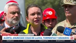 Alerta: anuncian 3 días de lluvia, tormentas y granizos | 24 Horas TVN Chile