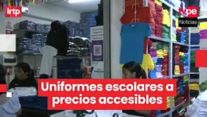 Gamarra inicia campaña escolar 2026 con ofertas en uniformes, prendas personalizadas y variedad