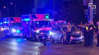 Germania: furgone sulla folla al Pride di Berlino, l'arrivo della polizia e delle ambulanze