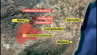 El incendio de Los Gallardos (Almería) es el más mortal del siglo XXI en España - laSexta Noticias