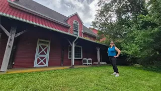 Woman attempts to save the Christmas Barn in Bethlehem Township, Pennsylvania