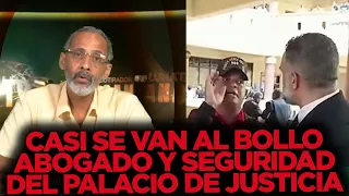 DISGRACEFUL SCENE AT THE SANTIAGO HALL OF JUSTICE