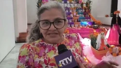 Day of the Dead offering inaugurated at the Betlehemita Cultural Center in Veracruz