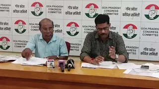 Goan Reporter:: Congress Leaders Press Conference on Electricity bills issue