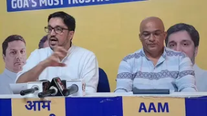 Goan Reporter:: AAP Leader Valmiki Naik Press Conference of Various issues 