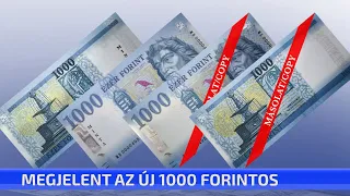Megjelent az új 1000 forintos