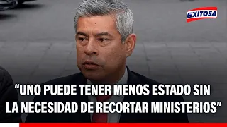 🔴🔵Galarreta sobre eliminar ministerios: “Podemos tener menos Estado sin la necesidad de recortar”